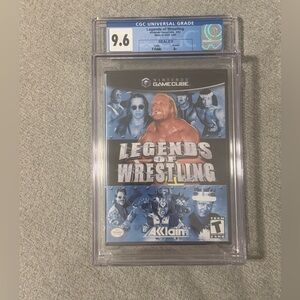 Authentic Sealed 2002 Legends of Wrestling Nintendo GameCube CGC 9.6 Grade A+